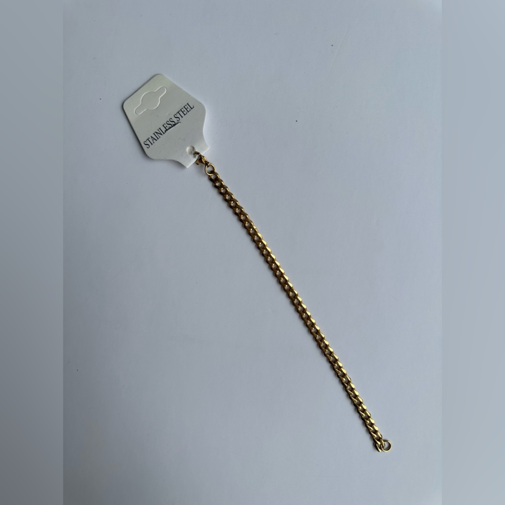 Gold Plated Stainless Steel Bracelet